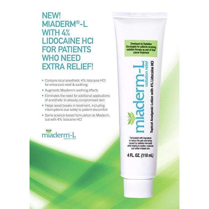 Miaderm, Radiation Relief Lotion With 4% Topical Lidocaine, 4 Oz lotion UPC 617561986744 | HiLife Vitamins